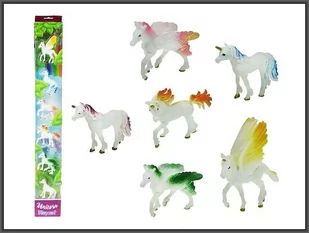 Hipo, Jednorożec 9 cm, 6 figurek - Figurki dla dzieci - miniaturka - grafika 1