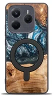 Etui i futerały do telefonów - Bewood Drewniane etui do Xiaomi Redmi Note 14 5G, Unique Planets Ziemia do MagSafe - miniaturka - grafika 1