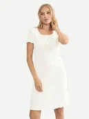 Piżamy damskie - Triumph Koszula nocna Mix & Match 10227255 Biały Regular Fit - miniaturka - grafika 1