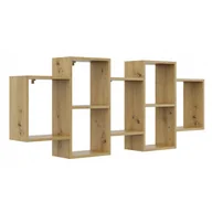 Półki do salonu - Nowoczesna Półka Wisząca Dąb Artisan W1-D53 - miniaturka - grafika 1