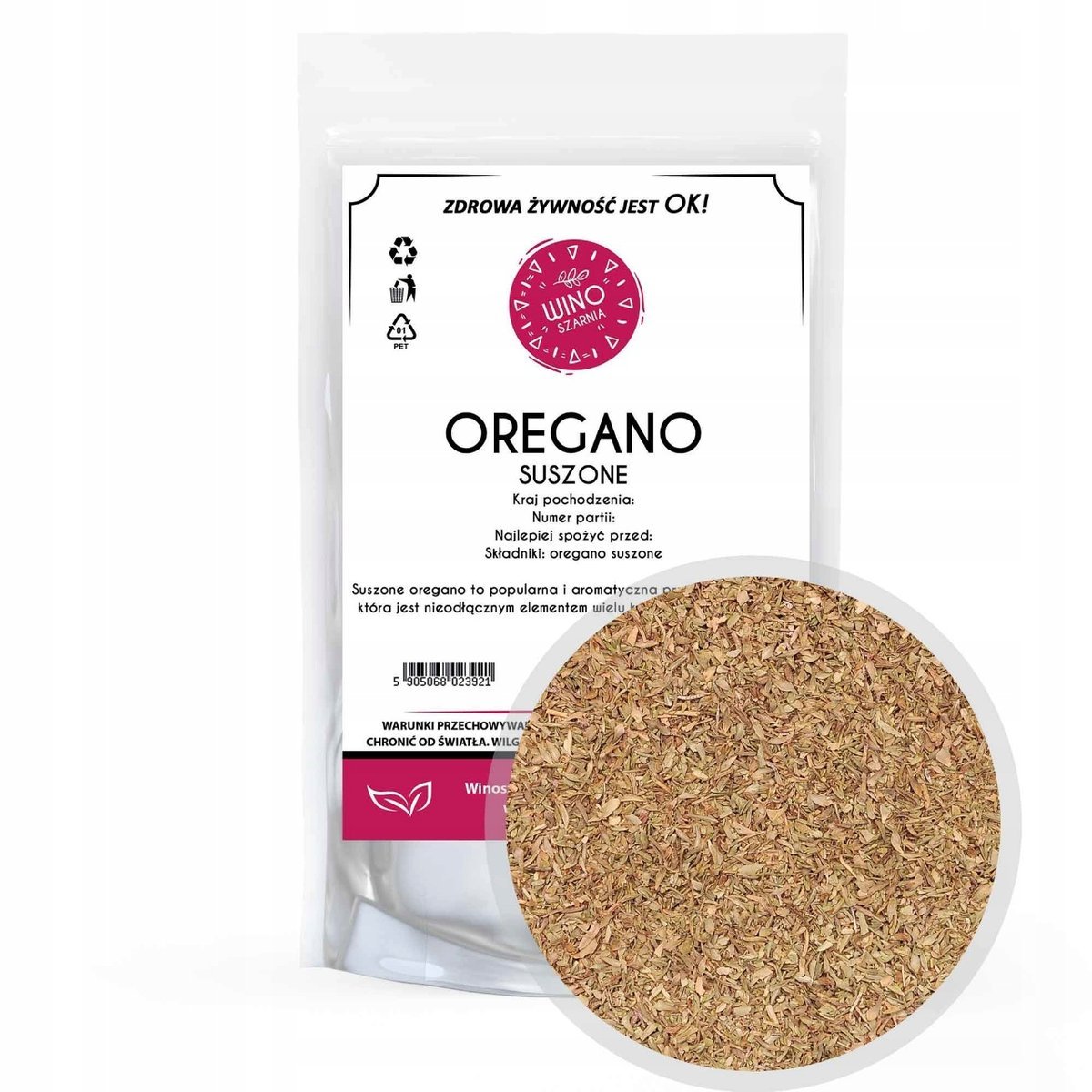Oregano 500g Suszone liść przyprawa wysoka jakość