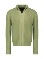 Swetry męskie - Canadian Peak Kardigan w kolorze zielonym - miniaturka - grafika 1