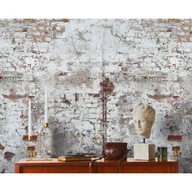 Tapety - Tapeta panoramiczna The Wall Mur Bielony 159 x 280 cm - miniaturka - grafika 1