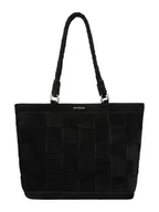 Torebki damskie - Wojas Skórzany shopper bag w kolorze czarnym - 42 x 32 x 15 cm - miniaturka - grafika 1