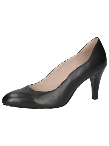 Caprice Damskie czółenka 9-22402-44, Black Nappa, 36 EU, Czarna papka, 36 EU