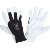 Rękawice robocze - Rękawice ze skóry koziej czarne L271608P "8" CE LAHTI PRO - miniaturka - grafika 1