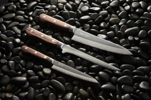Nóż kuchenny Suncraft SENZO CLAD Bunka 165 mm [AS-12] - Noże kuchenne - miniaturka - grafika 7