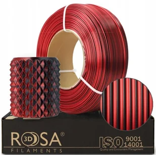 Filament ROSA3D PLA ReFill 1,75mm 1kg Magic Silk Mistic Red - Filamenty i akcesoria do drukarek 3D - miniaturka - grafika 1