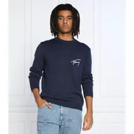 Swetry męskie - Tommy Jeans Sweter Signature | Regular Fit - miniaturka - grafika 1