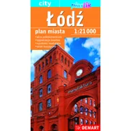 Atlasy i mapy - Łódź plan miasta - plastik - miniaturka - grafika 1