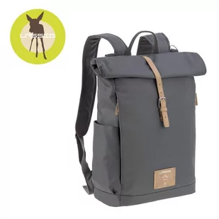 Lassig Green Label Plecak dla mam z akcesoriami Rolltop Backpack Anthracite 7594-0 - Plecaki szkolne i tornistry - miniaturka - grafika 2