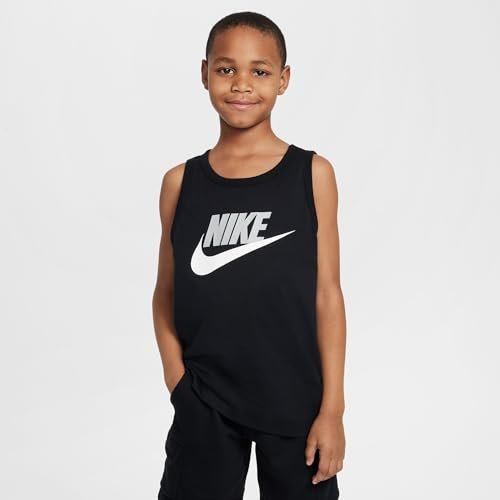 Nike Sportswear Tank top dla starszych dzieci, czarny, HM5843-010, L