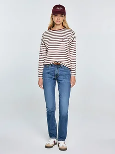 BIG STAR Koszulka "Alerra" w kolorze jasnobrązowo-kremowym - Koszulki i topy damskie - miniaturka - grafika 1