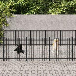 Lumarko Kojec zewnętrzny dla psa, stalowy, 37,64 m²! - Budy dla psów - miniaturka - grafika 1