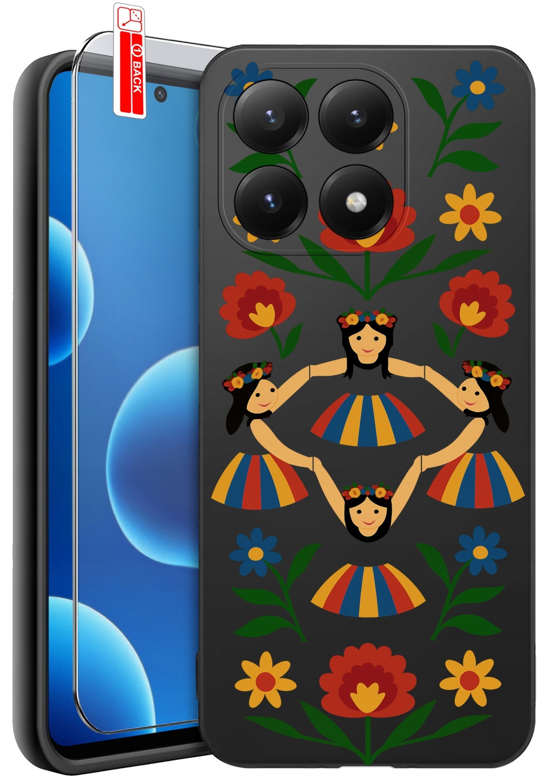ETUI do Xiaomi 15T 5G MOTYWY LUDOWE TRADYCJA KULTURA WZORY + SZKŁO 9H