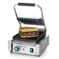 Akcesoria do grilla - Kontakt grill kontaktowy ryflowany pojedynczy 1800W - Hendi 263501 - miniaturka - grafika 1
