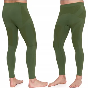Legginsy Termoaktywne Męskie Bielizna Bezszwowa Spodnie Termiczne MORAJ XL - Spodnie narciarskie - miniaturka - grafika 1