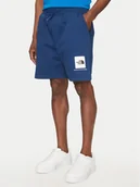 Spodenki męskie - The North Face Szorty sportowe Nse Box NF0A8C1J Niebieski Regular Fit - miniaturka - grafika 1