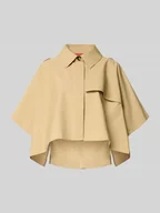 Swetry damskie - Ponczo o kroju oversized z czystej bawełny model ‘EUFORICO’ - miniaturka - grafika 1