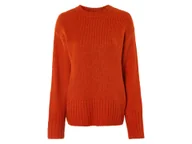 Swetry damskie - esmara® Sweter damski z wełną (XS (32/34), Czerwony) - miniaturka - grafika 1