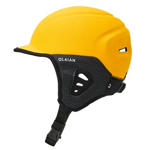 Kask surfingowy Olaianżółty. - Pływanie - miniaturka - grafika 1