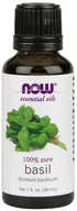 Aromaterapia - Now Foods 100% Olejek Bazyliowy - Bazylia (30 ml) - miniaturka - grafika 1