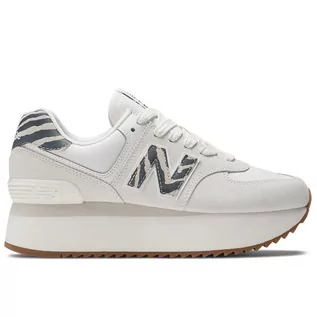 Buty sportowe damskie - Buty New Balance WL574ZDD - beżowe - grafika 1