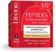 Kremy do twarzy - Lirene Krem wygładzający zmarszczki wyrównujący koloryt 60+ na dzień 50ml - miniaturka - grafika 1