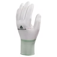 Rękawice robocze - Delta Plus Rękawice dziane z poliamidu (100%) dłoń powlekana poliuretanem ścieg 15 kolor biały rozmiar 8 MAIN VV702BC08 VV702BC08 - miniaturka - grafika 1