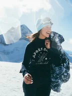 Swetry damskie - 4F Golf z wełną damski - granatowy XS - miniaturka - grafika 1