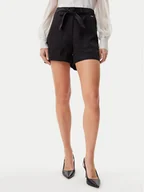 Spodenki damskie - Guess Szorty materiałowe W5GD1RWG4C2 Czarny Regular Fit - miniaturka - grafika 1