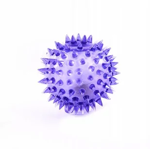 Piłka Z Kolcami Świecąca Gumowa 6cm Różne Kolory - Piłki dla dzieci - miniaturka - grafika 1