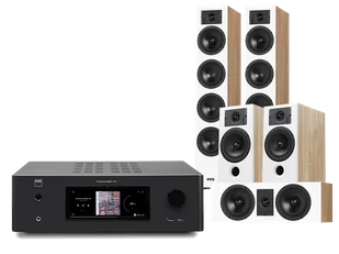 Kino domowe NAD T 778 (czarny) + Diva 6 + 3 + 7 (dąb) - Kino domowe - miniaturka - grafika 1