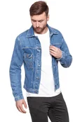 Kurtki męskie - Wrangler, Kurtka męska, Retro Jacket Kabel Blue W442Er19K, rozmiar S - miniaturka - grafika 1