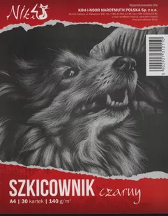 Koh-I-Noor Szkicownik czarny A4 30 kartek - Przybory szkolne - miniaturka - grafika 2