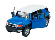 Samochody i pojazdy dla dzieci - WELLY TOYOTA FJ CRUISER NIEBIESKA 1:34 SAMOCHÓD NOWY METALOWY MODEL - miniaturka - grafika 1