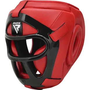 RDX Kask bokserski HGX-T1 z kratką - Ochraniacze do sportów walki - miniaturka - grafika 1