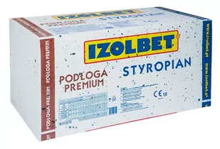 Styropian Izolbet Podłoga Premium 5 cm EPS 80 kPa 0,038 W/(mK) 6 m2 - Styropian - miniaturka - grafika 1