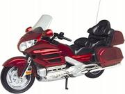 Motormax, HONDA GL 1800 Gold Wing DUŻA 44cm 1:6 Motormax