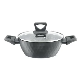 Ambition DIAMOND GARNEK 1,9 L Z POKRYWKĄ 20 CM POWŁOKA QUALUM BASIC STONE INDUKCJA 80043 - Garnki - miniaturka - grafika 1
