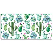 Podkładki na biurko - Podkładka mata ochronna na biurko Kaktus 120x60 cm, Dywanomat - miniaturka - grafika 1