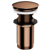 Akcesoria hydrauliczne - Korek umywalkowy KLIK-KLAK miedź OMNIRES - miniaturka - grafika 1