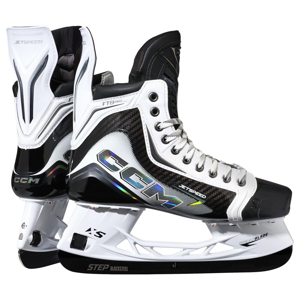 Łyżwy hokejowe CCM JetSpeed FT8 Pro White LE Intermediate Regular, EUR 41