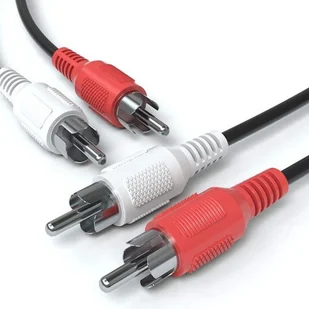 Przyłącze 2 wtyki RCA na 2 wtyki RCA BEGLI 1.8m - Pozostałe akcesoria sieciowe - miniaturka - grafika 1