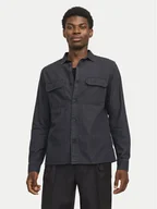 Koszule męskie - Jack&Jones Koszula jeansowa Travis 12269262 Czarny Comfort Fit - miniaturka - grafika 1
