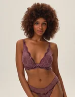 Biustonosze - Biustonosze miękki Kavi - fioletowy 70C - miniaturka - grafika 1