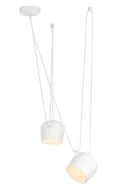 Lampy sufitowe - KingHome Lampa wisząca Eye 2 - biała MD20502-A-200.WH.2 - miniaturka - grafika 1