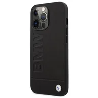 Etui i futerały do telefonów - Etui BMW BMHMP14XSLLBK iPhone 14 Pro Max 6,7" czarny/black hardcase Signature Logo Imprint Magsafe - miniaturka - grafika 1