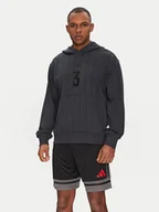 Bluzy męskie - adidas Bluza Seasonal Essentials US Sport JD8095 Szary Regular Fit - miniaturka - grafika 1