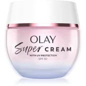 Kremy do twarzy - Olay Super Cream SPF 30 lekki krem nawilżający do twarzy SPF 30 50 ml - miniaturka - grafika 1